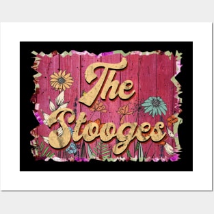 Classic Stooges Personalized Flowers Proud Name Posters and Art